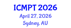 International Conference on Mycotoxins, Phycotoxins and Toxicology (ICMPT) April 27, 2026 - Sydney, Australia International Conference on Mycotoxins, Phycotoxins and Toxicology (ICMPT) April 27, 2026 - Sydney, Australia