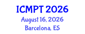 International Conference on Mycotoxins, Phycotoxins and Toxicology (ICMPT) August 16, 2026 - Barcelona, Spain International Conference on Mycotoxins, Phycotoxins and Toxicology (ICMPT) August 16, 2026 - Barcelona, Spain