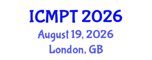 International Conference on Mycotoxins, Phycotoxins and Toxicology (ICMPT) August 19, 2026 - London, United Kingdom International Conference on Mycotoxins, Phycotoxins and Toxicology (ICMPT) August 19, 2026 - London, United Kingdom