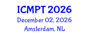 International Conference on Mycotoxins, Phycotoxins and Toxicology (ICMPT) December 02, 2026 - Amsterdam, Netherlands International Conference on Mycotoxins, Phycotoxins and Toxicology (ICMPT) December 02, 2026 - Amsterdam, Netherlands