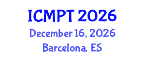 International Conference on Mycotoxins, Phycotoxins and Toxicology (ICMPT) December 16, 2026 - Barcelona, Spain