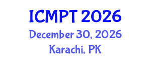 International Conference on Mycotoxins, Phycotoxins and Toxicology (ICMPT) December 30, 2026 - Karachi, Pakistan International Conference on Mycotoxins, Phycotoxins and Toxicology (ICMPT) December 30, 2026 - Karachi, Pakistan