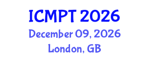 International Conference on Mycotoxins, Phycotoxins and Toxicology (ICMPT) December 09, 2026 - London, United Kingdom International Conference on Mycotoxins, Phycotoxins and Toxicology (ICMPT) December 09, 2026 - London, United Kingdom