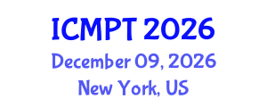 International Conference on Mycotoxins, Phycotoxins and Toxicology (ICMPT) December 09, 2026 - New York, United States International Conference on Mycotoxins, Phycotoxins and Toxicology (ICMPT) December 09, 2026 - New York, United States