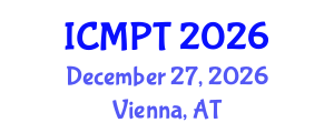 International Conference on Mycotoxins, Phycotoxins and Toxicology (ICMPT) December 27, 2026 - Vienna, Austria International Conference on Mycotoxins, Phycotoxins and Toxicology (ICMPT) December 27, 2026 - Vienna, Austria