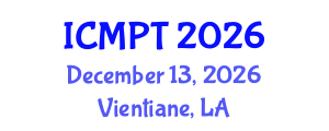 International Conference on Mycotoxins, Phycotoxins and Toxicology (ICMPT) December 13, 2026 - Vientiane, Laos International Conference on Mycotoxins, Phycotoxins and Toxicology (ICMPT) December 13, 2026 - Vientiane, Laos