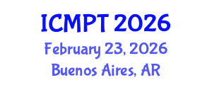 International Conference on Mycotoxins, Phycotoxins and Toxicology (ICMPT) February 23, 2026 - Buenos Aires, Argentina