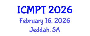 International Conference on Mycotoxins, Phycotoxins and Toxicology (ICMPT) February 16, 2026 - Jeddah, Saudi Arabia International Conference on Mycotoxins, Phycotoxins and Toxicology (ICMPT) February 16, 2026 - Jeddah, Saudi Arabia