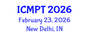 International Conference on Mycotoxins, Phycotoxins and Toxicology (ICMPT) February 23, 2026 - New Delhi, India International Conference on Mycotoxins, Phycotoxins and Toxicology (ICMPT) February 23, 2026 - New Delhi, India