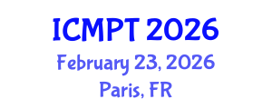 International Conference on Mycotoxins, Phycotoxins and Toxicology (ICMPT) February 23, 2026 - Paris, France International Conference on Mycotoxins, Phycotoxins and Toxicology (ICMPT) February 23, 2026 - Paris, France