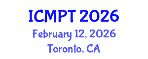 International Conference on Mycotoxins, Phycotoxins and Toxicology (ICMPT) February 12, 2026 - Toronto, Canada International Conference on Mycotoxins, Phycotoxins and Toxicology (ICMPT) February 12, 2026 - Toronto, Canada