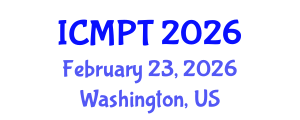 International Conference on Mycotoxins, Phycotoxins and Toxicology (ICMPT) February 23, 2026 - Washington, United States International Conference on Mycotoxins, Phycotoxins and Toxicology (ICMPT) February 23, 2026 - Washington, United States