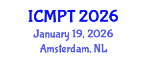 International Conference on Mycotoxins, Phycotoxins and Toxicology (ICMPT) January 19, 2026 - Amsterdam, Netherlands International Conference on Mycotoxins, Phycotoxins and Toxicology (ICMPT) January 19, 2026 - Amsterdam, Netherlands