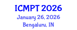 International Conference on Mycotoxins, Phycotoxins and Toxicology (ICMPT) January 26, 2026 - Bengaluru, India International Conference on Mycotoxins, Phycotoxins and Toxicology (ICMPT) January 26, 2026 - Bengaluru, India