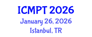 International Conference on Mycotoxins, Phycotoxins and Toxicology (ICMPT) January 26, 2026 - Istanbul, Turkey International Conference on Mycotoxins, Phycotoxins and Toxicology (ICMPT) January 26, 2026 - Istanbul, Turkey