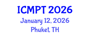 International Conference on Mycotoxins, Phycotoxins and Toxicology (ICMPT) January 12, 2026 - Phuket, Thailand International Conference on Mycotoxins, Phycotoxins and Toxicology (ICMPT) January 12, 2026 - Phuket, Thailand
