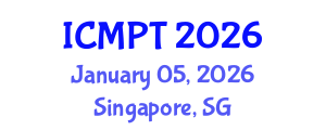 International Conference on Mycotoxins, Phycotoxins and Toxicology (ICMPT) January 05, 2026 - Singapore, Singapore International Conference on Mycotoxins, Phycotoxins and Toxicology (ICMPT) January 05, 2026 - Singapore, Singapore