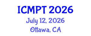 International Conference on Mycotoxins, Phycotoxins and Toxicology (ICMPT) July 12, 2026 - Ottawa, Canada International Conference on Mycotoxins, Phycotoxins and Toxicology (ICMPT) July 12, 2026 - Ottawa, Canada