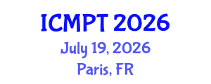 International Conference on Mycotoxins, Phycotoxins and Toxicology (ICMPT) July 19, 2026 - Paris, France International Conference on Mycotoxins, Phycotoxins and Toxicology (ICMPT) July 19, 2026 - Paris, France