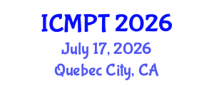 International Conference on Mycotoxins, Phycotoxins and Toxicology (ICMPT) July 17, 2026 - Quebec City, Canada International Conference on Mycotoxins, Phycotoxins and Toxicology (ICMPT) July 17, 2026 - Quebec City, Canada