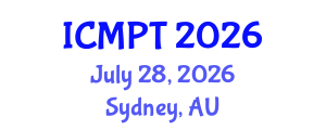 International Conference on Mycotoxins, Phycotoxins and Toxicology (ICMPT) July 28, 2026 - Sydney, Australia International Conference on Mycotoxins, Phycotoxins and Toxicology (ICMPT) July 28, 2026 - Sydney, Australia