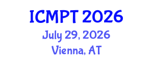 International Conference on Mycotoxins, Phycotoxins and Toxicology (ICMPT) July 29, 2026 - Vienna, Austria