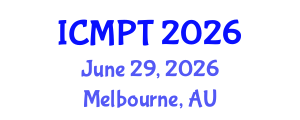 International Conference on Mycotoxins, Phycotoxins and Toxicology (ICMPT) June 29, 2026 - Melbourne, Australia International Conference on Mycotoxins, Phycotoxins and Toxicology (ICMPT) June 29, 2026 - Melbourne, Australia