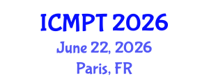 International Conference on Mycotoxins, Phycotoxins and Toxicology (ICMPT) June 22, 2026 - Paris, France International Conference on Mycotoxins, Phycotoxins and Toxicology (ICMPT) June 22, 2026 - Paris, France