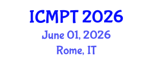International Conference on Mycotoxins, Phycotoxins and Toxicology (ICMPT) June 01, 2026 - Rome, Italy International Conference on Mycotoxins, Phycotoxins and Toxicology (ICMPT) June 01, 2026 - Rome, Italy