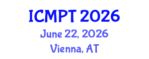 International Conference on Mycotoxins, Phycotoxins and Toxicology (ICMPT) June 22, 2026 - Vienna, Austria International Conference on Mycotoxins, Phycotoxins and Toxicology (ICMPT) June 22, 2026 - Vienna, Austria
