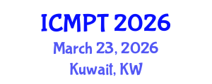 International Conference on Mycotoxins, Phycotoxins and Toxicology (ICMPT) March 23, 2026 - Kuwait, Kuwait International Conference on Mycotoxins, Phycotoxins and Toxicology (ICMPT) March 23, 2026 - Kuwait, Kuwait