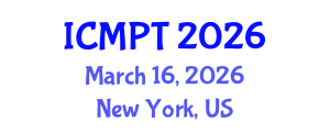 International Conference on Mycotoxins, Phycotoxins and Toxicology (ICMPT) March 16, 2026 - New York, United States International Conference on Mycotoxins, Phycotoxins and Toxicology (ICMPT) March 16, 2026 - New York, United States