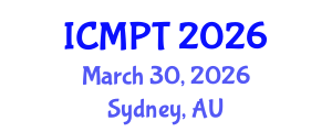 International Conference on Mycotoxins, Phycotoxins and Toxicology (ICMPT) March 30, 2026 - Sydney, Australia International Conference on Mycotoxins, Phycotoxins and Toxicology (ICMPT) March 30, 2026 - Sydney, Australia