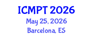 International Conference on Mycotoxins, Phycotoxins and Toxicology (ICMPT) May 25, 2026 - Barcelona, Spain International Conference on Mycotoxins, Phycotoxins and Toxicology (ICMPT) May 25, 2026 - Barcelona, Spain
