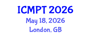 International Conference on Mycotoxins, Phycotoxins and Toxicology (ICMPT) May 18, 2026 - London, United Kingdom International Conference on Mycotoxins, Phycotoxins and Toxicology (ICMPT) May 18, 2026 - London, United Kingdom