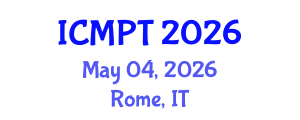 International Conference on Mycotoxins, Phycotoxins and Toxicology (ICMPT) May 04, 2026 - Rome, Italy International Conference on Mycotoxins, Phycotoxins and Toxicology (ICMPT) May 04, 2026 - Rome, Italy