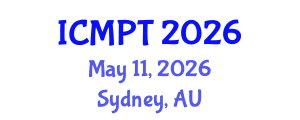 International Conference on Mycotoxins, Phycotoxins and Toxicology (ICMPT) May 11, 2026 - Sydney, Australia International Conference on Mycotoxins, Phycotoxins and Toxicology (ICMPT) May 11, 2026 - Sydney, Australia