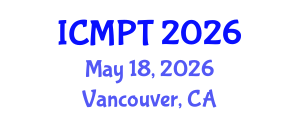 International Conference on Mycotoxins, Phycotoxins and Toxicology (ICMPT) May 18, 2026 - Vancouver, Canada International Conference on Mycotoxins, Phycotoxins and Toxicology (ICMPT) May 18, 2026 - Vancouver, Canada