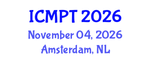 International Conference on Mycotoxins, Phycotoxins and Toxicology (ICMPT) November 04, 2026 - Amsterdam, Netherlands International Conference on Mycotoxins, Phycotoxins and Toxicology (ICMPT) November 04, 2026 - Amsterdam, Netherlands