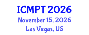 International Conference on Mycotoxins, Phycotoxins and Toxicology (ICMPT) November 15, 2026 - Las Vegas, United States International Conference on Mycotoxins, Phycotoxins and Toxicology (ICMPT) November 15, 2026 - Las Vegas, United States