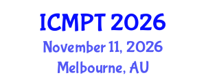 International Conference on Mycotoxins, Phycotoxins and Toxicology (ICMPT) November 11, 2026 - Melbourne, Australia International Conference on Mycotoxins, Phycotoxins and Toxicology (ICMPT) November 11, 2026 - Melbourne, Australia