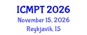 International Conference on Mycotoxins, Phycotoxins and Toxicology (ICMPT) November 15, 2026 - Reykjavik, Iceland International Conference on Mycotoxins, Phycotoxins and Toxicology (ICMPT) November 15, 2026 - Reykjavik, Iceland