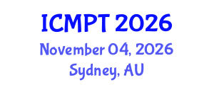 International Conference on Mycotoxins, Phycotoxins and Toxicology (ICMPT) November 04, 2026 - Sydney, Australia International Conference on Mycotoxins, Phycotoxins and Toxicology (ICMPT) November 04, 2026 - Sydney, Australia