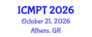 International Conference on Mycotoxins, Phycotoxins and Toxicology (ICMPT) October 21, 2026 - Athens, Greece International Conference on Mycotoxins, Phycotoxins and Toxicology (ICMPT) October 21, 2026 - Athens, Greece