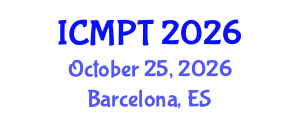 International Conference on Mycotoxins, Phycotoxins and Toxicology (ICMPT) October 25, 2026 - Barcelona, Spain