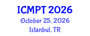International Conference on Mycotoxins, Phycotoxins and Toxicology (ICMPT) October 25, 2026 - Istanbul, Turkey