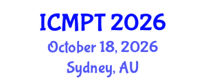 International Conference on Mycotoxins, Phycotoxins and Toxicology (ICMPT) October 18, 2026 - Sydney, Australia International Conference on Mycotoxins, Phycotoxins and Toxicology (ICMPT) October 18, 2026 - Sydney, Australia