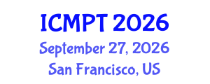 International Conference on Mycotoxins, Phycotoxins and Toxicology (ICMPT) September 27, 2026 - San Francisco, United States International Conference on Mycotoxins, Phycotoxins and Toxicology (ICMPT) September 27, 2026 - San Francisco, United States