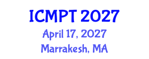 International Conference on Mycotoxins, Phycotoxins and Toxicology (ICMPT) April 17, 2027 - Marrakesh, Morocco International Conference on Mycotoxins, Phycotoxins and Toxicology (ICMPT) April 17, 2027 - Marrakesh, Morocco