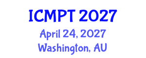 International Conference on Mycotoxins, Phycotoxins and Toxicology (ICMPT) April 24, 2027 - Washington, Australia International Conference on Mycotoxins, Phycotoxins and Toxicology (ICMPT) April 24, 2027 - Washington, Australia